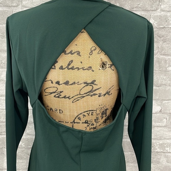 H&M Green Open Back Dress - Picture 4 of 6